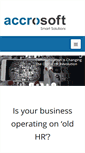 Mobile Screenshot of accrosoft.com