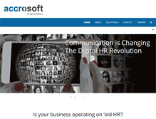 Tablet Screenshot of accrosoft.com